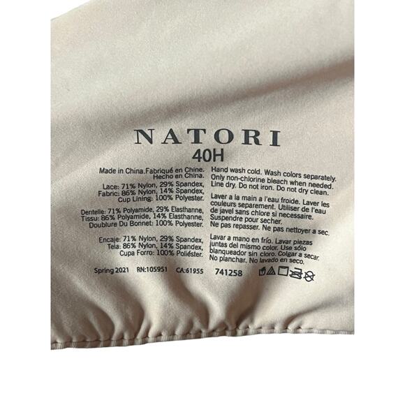 Natori bra 741258 Avail full fit convertible light pink 40H - Picture 5 of 5